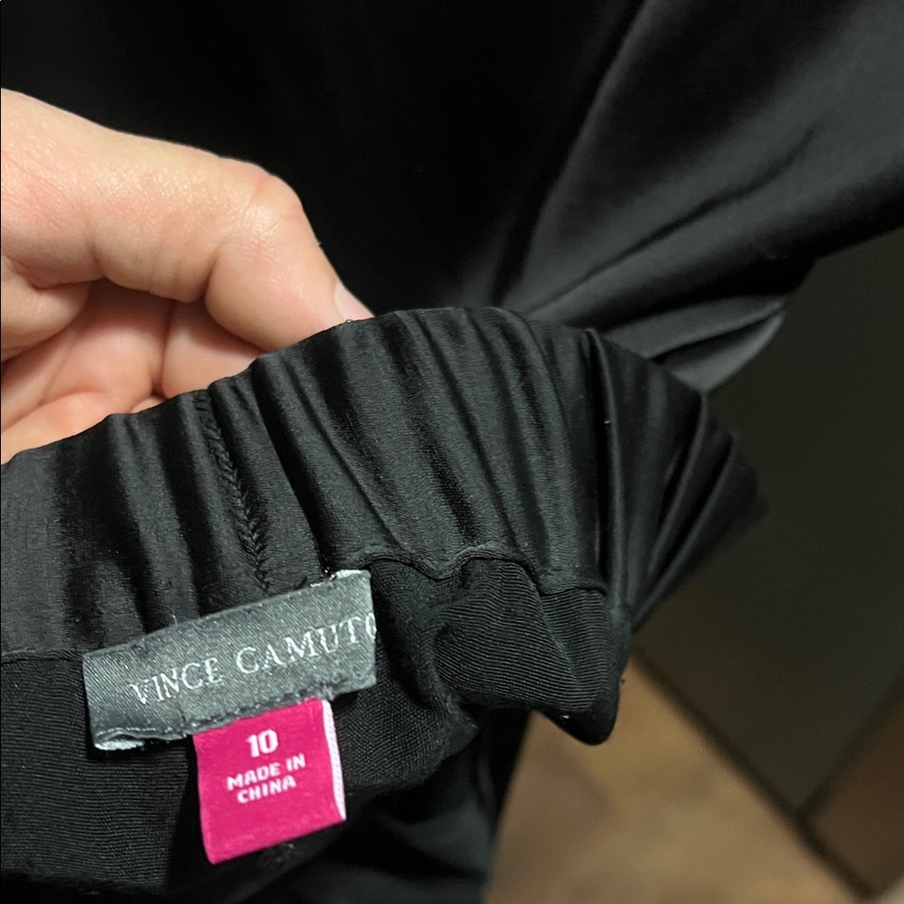 Vince Camuto Slick Elegant Black Pants